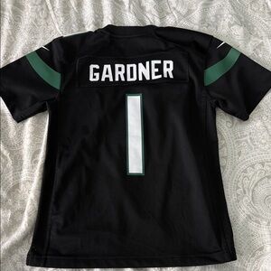 Nike NY Jets Sauce Gardner Football Jersey size youth MD. Like new!